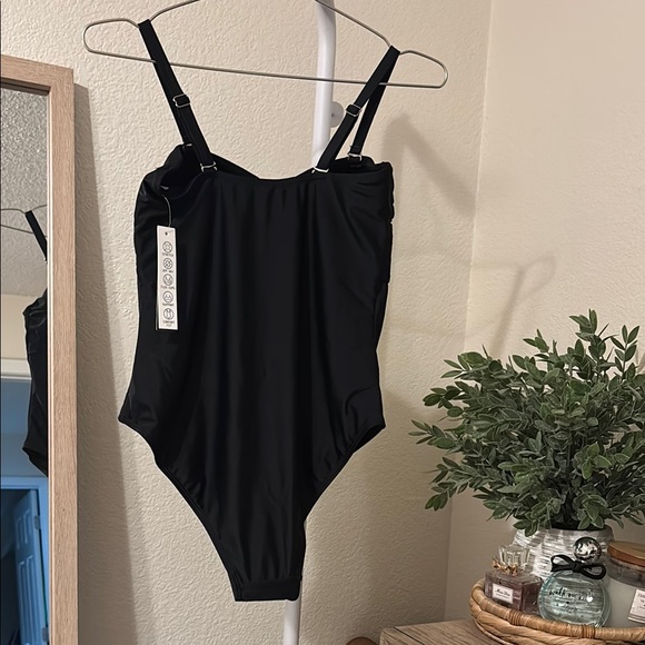 Black One Piece Swimsuit - Picture 5 of 5